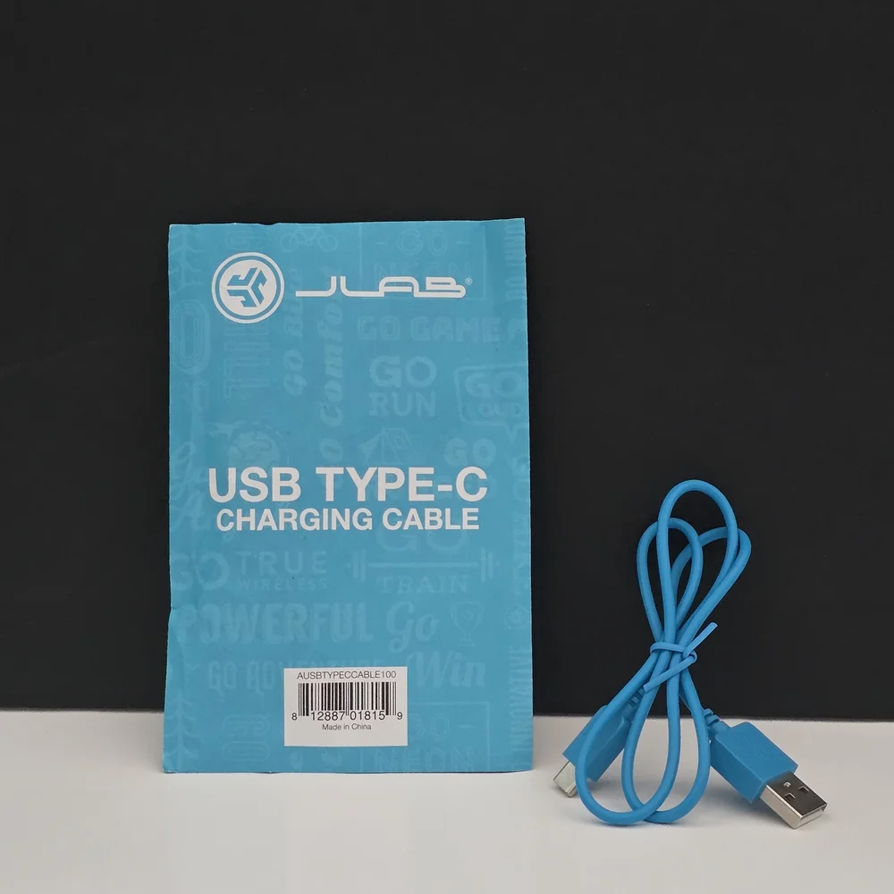 2 JLab Blue USB Type-C Charging Cable